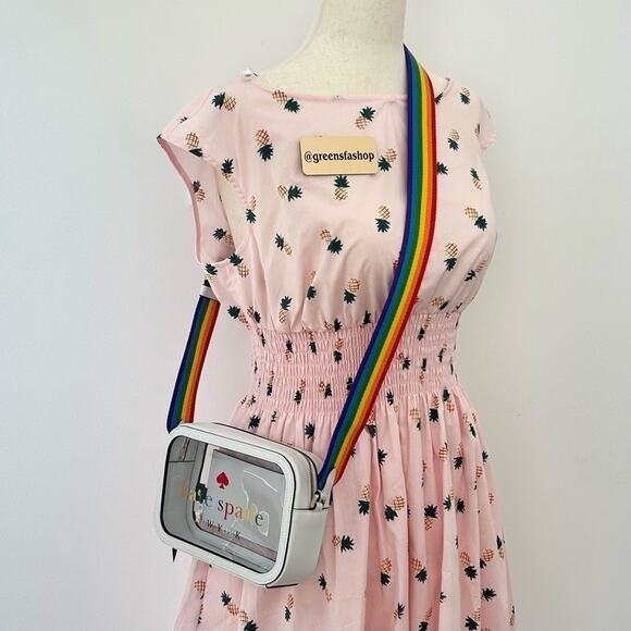 Kate Spade New York All Love Mini Camera Bag Rainbow Pride Crossbody - Picture 5 of 6